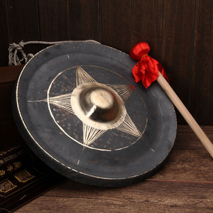 秦翔铜锣35cm包锣40公分青铜锣30厘米手工老锣老式大锣纯铜乐器