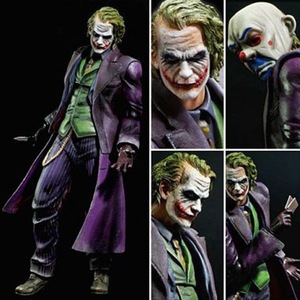 雨诚动漫 play arts pa改 蝙蝠侠黑暗骑士崛起小丑joker手办模型