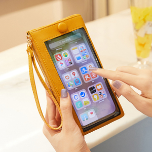 米印可触屏手机包韩版简约手拿零钱包女包时尚气质女士长款钱包