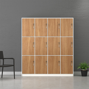 木质更衣柜员工储物浴室健身房理发店美容院游泳馆带锁存包换衣柜