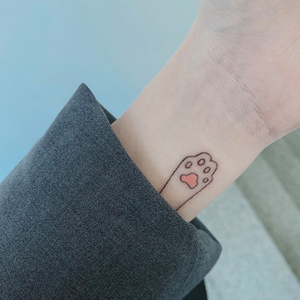 ins风手腕小猫咪纹身贴女防水彩色卡通可爱个性迷你小图案少女心