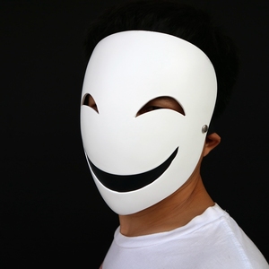 漆黑的子弹cos蛭子影胤 小丑树脂面具年会抖音表演直播演出用品