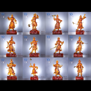 一相琉璃 佛像摆件琉璃药师坛城 琉璃十二药叉大将 琉璃药师佛_阿里巴