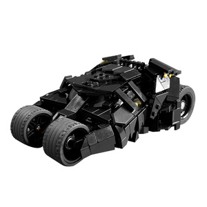 BuildMOC拼装积木玩具复联超级英雄黑暗骑士蝙蝠侠战车装甲车模型
