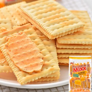 MIXX夹心苏打饼干380克*2包咸芝士柠檬夹心独立包装代餐休闲食品