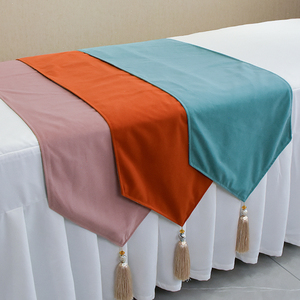 贝雅颜美容院床罩专用搭配床旗床上用品装饰床搭多款式