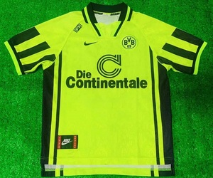 保真 多特蒙德 96-97元年球员版球衣 欧冠 非德国欧洲杯