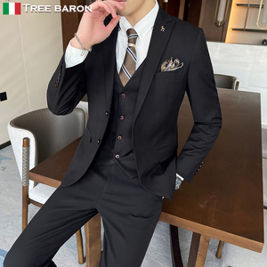treebaron/树上树下 西服套装本来当伴郎穿结果上班没