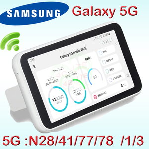 三星Galaxy 5G Mobile Wi-Fi SCR01 4g无线5g路由器随身WiFi mifi