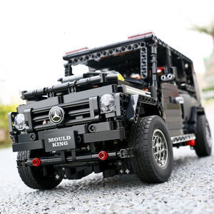乐高奔驰大g越野车电动遥控moc积木汽车g63成年高难度拼装模型