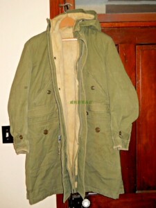 朝鲜战争韩战美军军版原品陆军海军陆战队白内里m1947防寒大风衣