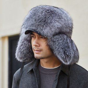 貉子皮帽子男