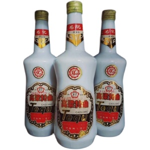 95年代高粱特曲纯粮食白酒清香陈年库存老酒杏花村产地厂家特价