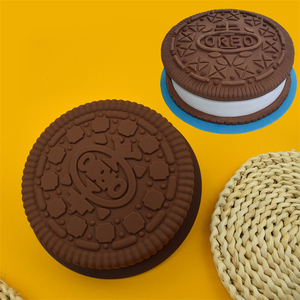 大号奥利奥硅胶慕斯模具DIY巧克力甜点布丁蛋糕烘焙模具石膏磨具