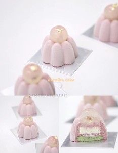 德瑞卡 8连小花蛋糕慕斯模欧式矽胶模具布丁果冻蛋糕硅胶烘焙模具