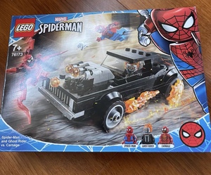 乐高蜘蛛侠76173漫威超级英雄恶灵骑士