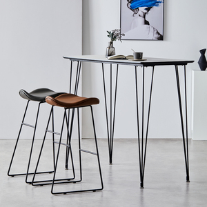 现代简约吧台椅 北欧大理石吧台高凳子家用吧凳 高脚凳吧台凳时尚