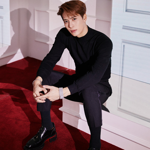 王嘉尔同款衣服内搭套头男秋冬季韩版修身黑色半高领打底针织衫潮