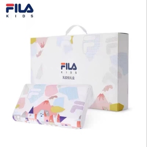 正品FILA斐乐儿童乳胶枕天然官方橡胶枕护颈，抱枕被，小挎包，