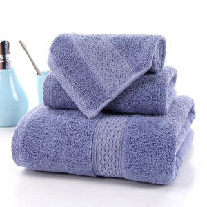全棉毛巾浴巾三件套100% Cotton Beach Bath Face Towel Set 3pcs