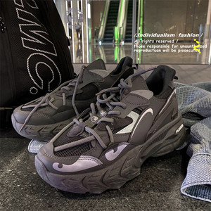 老爹鞋男韩版ulzzang原宿黑色