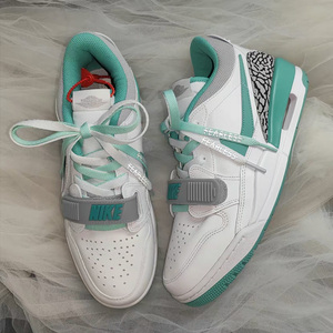 适配aj legacy 312小蒂芙尼白绿fearless反光鸳鸯纯色鞋带