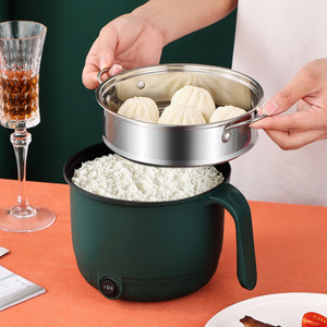 电煮锅宿舍学生锅多功能迷你一体家用小型火锅煮面条单人简约便利