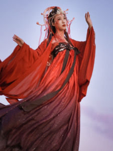 鱼玄机唐制汉服广袖原创绣花大袖衫齐胸襦裙夏季非古装春秋