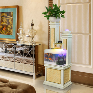 鱼缸造景摆件客厅欧式