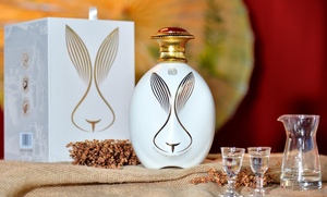 玻璃酒瓶空瓶密封专用容器兔年福兔献瑞珍品一箱6瓶酒瓶子定制品