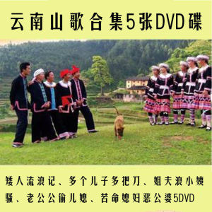 00小个子精品批发商行淘宝包邮 随机发不重复1张 云南山歌dvd碟片