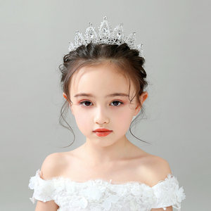 韩版小孩皇冠头饰儿童公主小朋友艾莎生日水晶苏菲亚女童王冠发饰