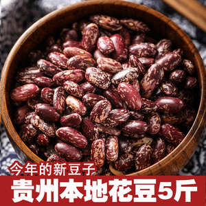 贵州花豆新鲜毕节特产新豆四季豆酸菜豆米火锅腰豆芸豆红豆种包邮