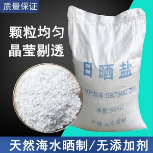 工业盐工业粗盐50KG 盐氯化钠清洗锅炉水处理软化盐融雪剂雪景盐