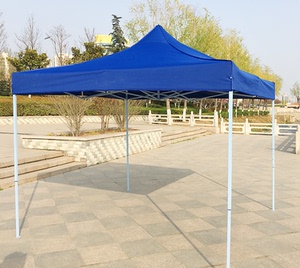 大型推拉式2x2米户外帐篷伸缩四角遮阳伞棚4米x4米栅雨棚板式雨伞