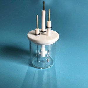 c001密封电解槽/直型五口密封电解池/三电极体系 普通电解池包邮