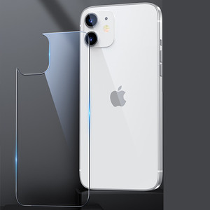 适用苹果13 iPhone15后背贴膜14promax手机钢化膜15plus 12mini后背玻璃膜XR苹果8 11pro Xsmax背面贴膜