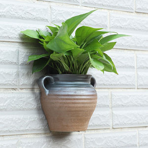 陶瓷吊挂花盆有孔