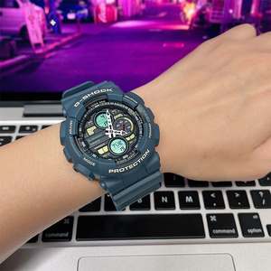 卡西欧g-shock男牛油果绿防水运动电子手表ga-140-2a/6a/ct/1a4