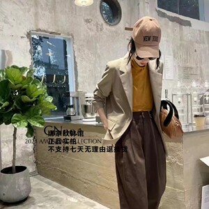 丁螺gn女装宽松休闲西装外套86911