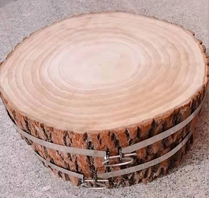 柳木菜墩实木圆形整木菜板加厚菜墩家用菜墩子剁肉上案板切菜板