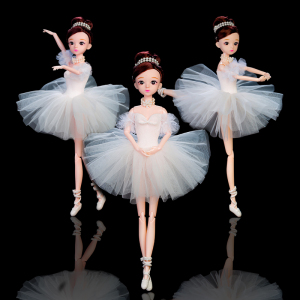 芭布比朗娃娃造型芭蕾舞蹈换装洋娃娃女孩玩具圣诞礼物新年礼品