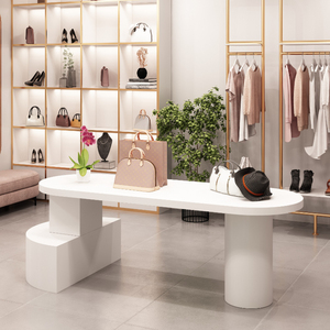 展示桌服装店展示架包包架流水台中岛台鞋店现代简约展示台