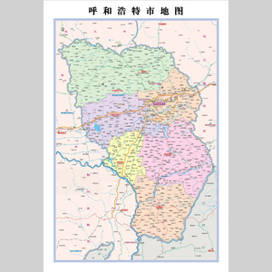 呼和浩特市地图