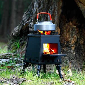 野外柴火炉户外折叠