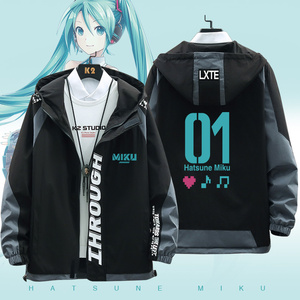 联名初音周边未来星野爱风衣同人男女秋冬衣服enalanes紫陌专卖店