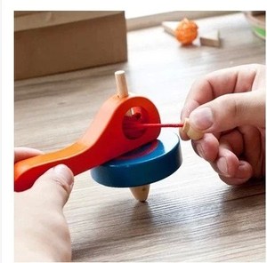 传统木陀螺的玩法图片