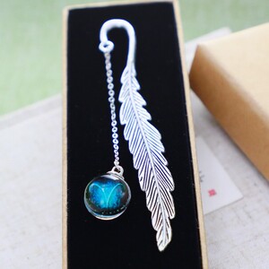 十二星座专属书签夜光座发光水瓶座金属书签摩羯座文具双鱼座礼物