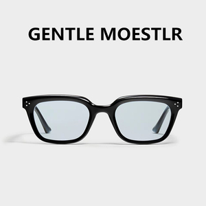 GENTLE MOESTLR2024新款GM墨镜MUSEE男女板材方形浅蓝色太阳眼镜