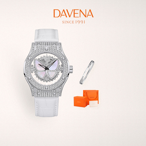 【女神节礼物】DAVENA蒂玮娜梦幻蝴蝶手表时来运转女表生日礼物